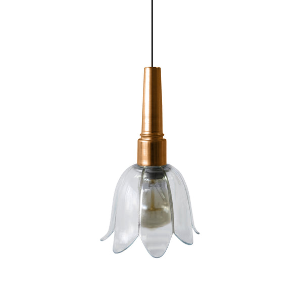 Suspension CARDITO métal verre tulipe