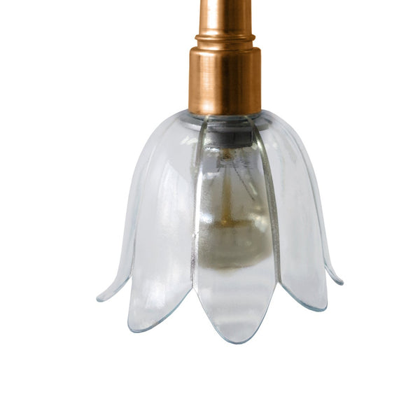 Suspension CARDITO métal verre tulipe