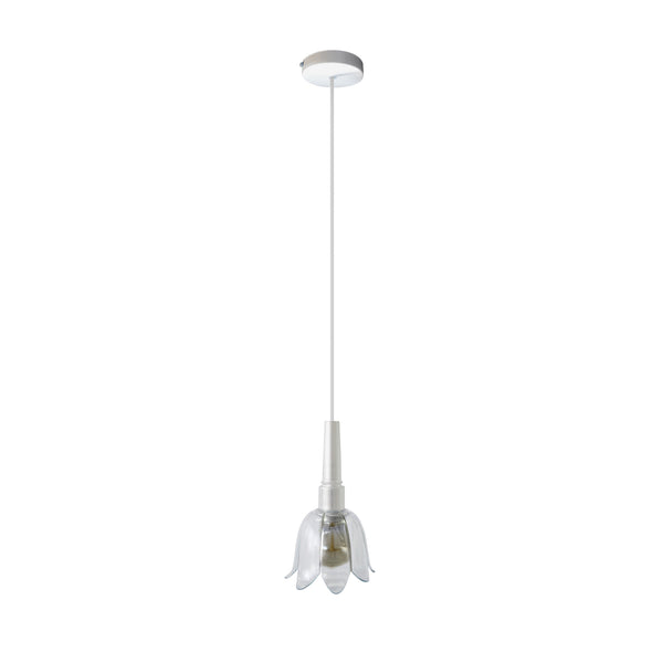 Suspension CARDITO métal verre tulipe