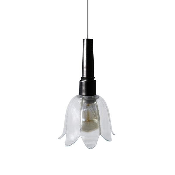 Suspension CARDITO métal verre tulipe