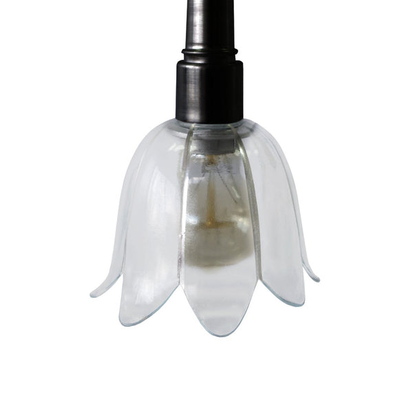 Suspension CARDITO métal verre tulipe