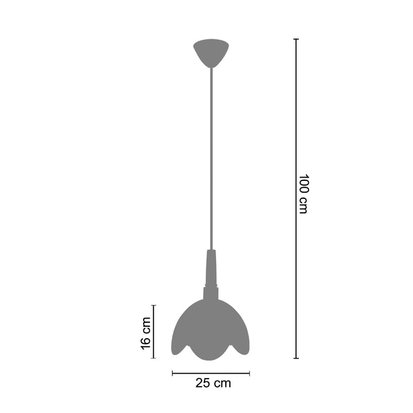 Suspension GALBIATI métal verre