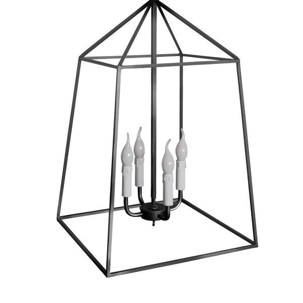 Suspension LINZ métal verre