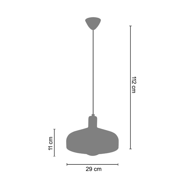 <tc>Suspensão MALVILLE  19cm - 1 Luz </tc>