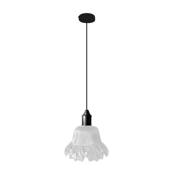 Lámpara de techo CALABRIA metal cristal