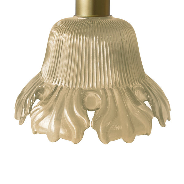Lámpara de techo CALABRIA metal cristal