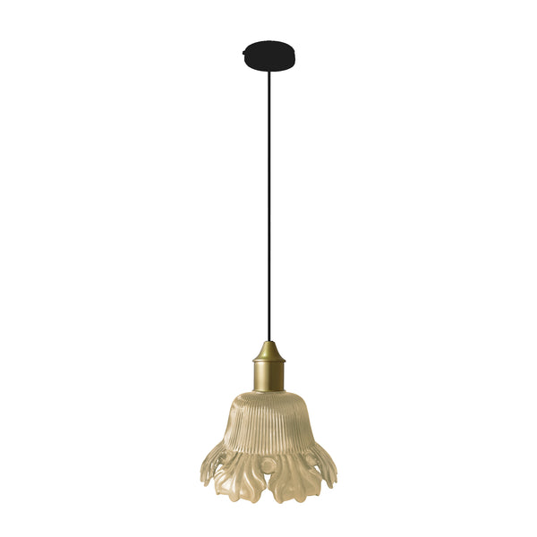 Lámpara de techo CALABRIA metal cristal