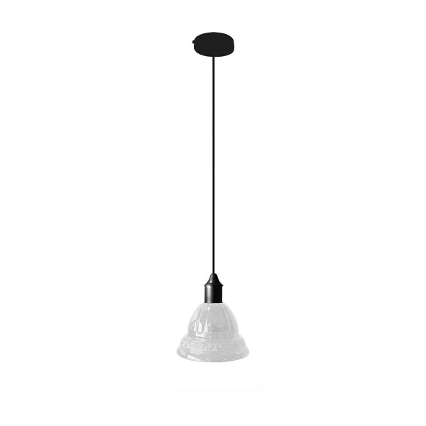 Suspension CAMPANIA verre  tulipe