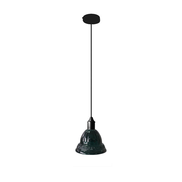 Suspension CAMPANIA verre  tulipe