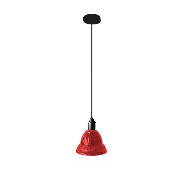 Suspension CAMPANIA verre  tulipe