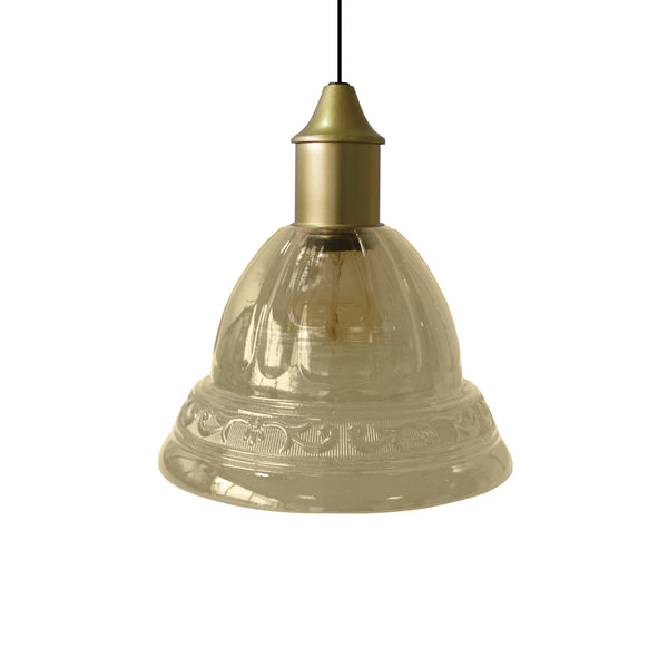 Suspension CAMPANIA verre  tulipe
