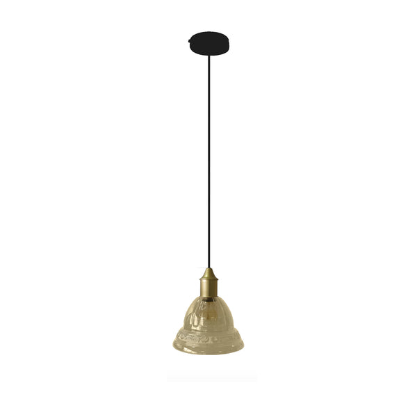 Suspension CAMPANIA verre  tulipe