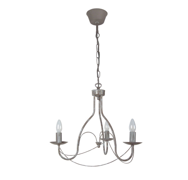 Lustre TOSEL PROVENÇALE,métal , H80xD58xP58  cm.