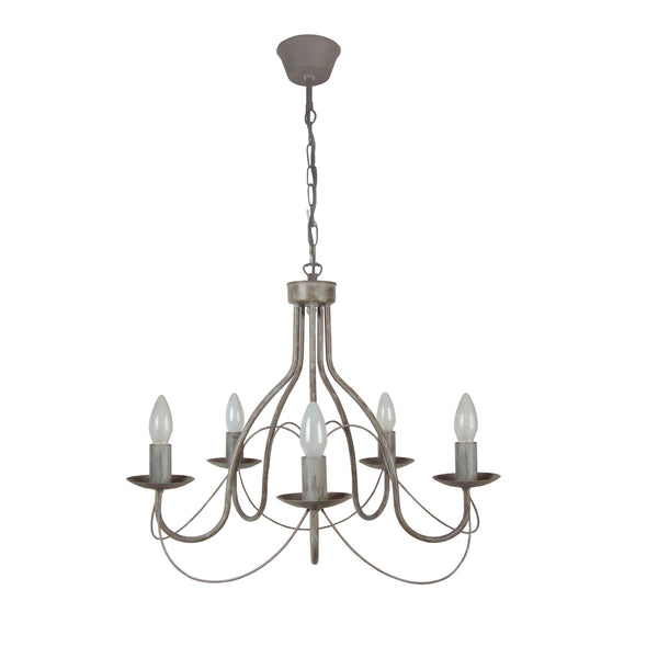 Lustre TOSEL PROVENÇALE,métal , H80xD64xP64  cm.
