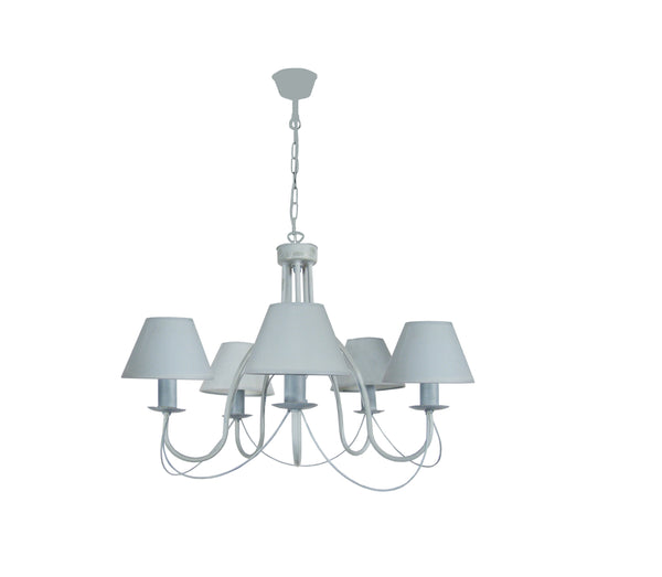 Lustre TOSEL PROVENÇALE,métal, tissu H80xD78xP78  cm.