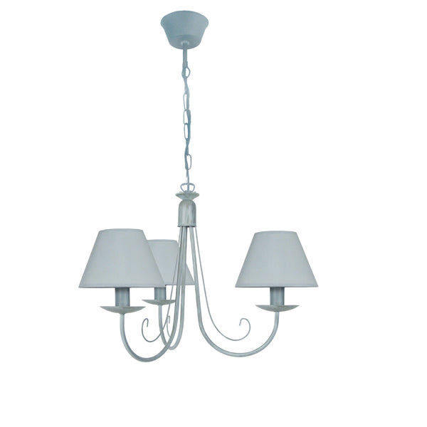 Lustre TOSEL CÔTE D'IVOIRE A,métal, tissu H80xD52xP52  cm.