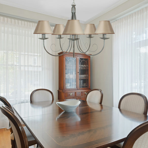 <tc>Candeeiro de Teto CÔTE D'IVOIRE A  84cm - 5 Luzes</tc>
