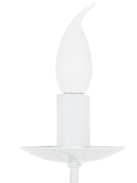 Lustre TOSEL CÔTE D'IVOIRE,métal blanc d'ivoire, H90xD60xP60  cm.