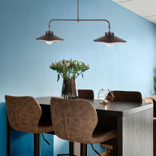 <tc>Candeeiro de Teto SAINT-MALO  66cm - 2 Luzes  </tc>