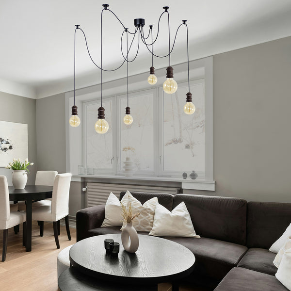<tc>Candeeiro de Teto NORWICH  80cm - 6 Luz </tc>