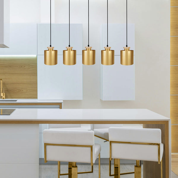 Lustre TOSEL UZIBUZE,bois  H90xD13,5xP90  cm.