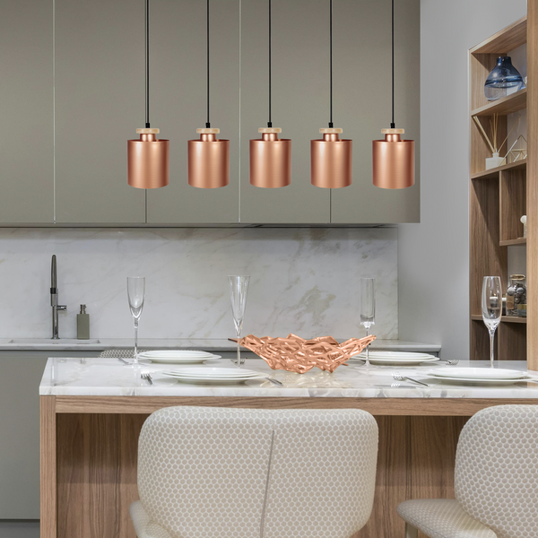 Lustre TOSEL UZIBUZE,bois  H90xD13,5xP90  cm.