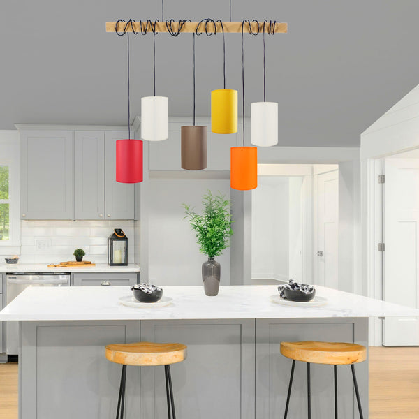 <tc>Candeeiro de Teto HARLEM  80cm - 6 Luz </tc>