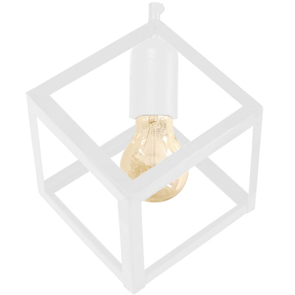 Lustre TOSEL HEXAÈDRE A,métal , H90xD40xP40  cm.