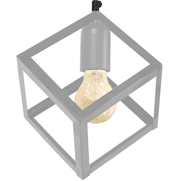 Lustre TOSEL HEXAÈDRE A,métal , H90xD40xP40  cm.