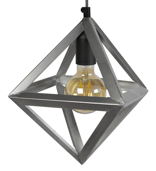 Lustre TOSEL OCTAÈDRE B,métal , H80xD24xP40  cm.
