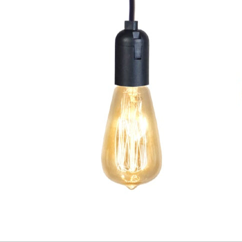 Lustre TOSEL BROOKLYN,bois  H180xD7xP70  cm.