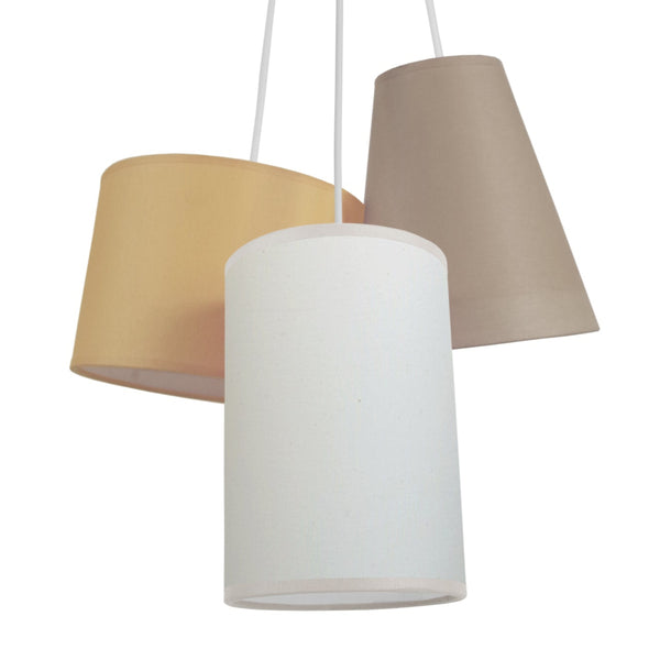 Lustre TOSEL SEINE,tissu , H90xD35xP35  cm.
