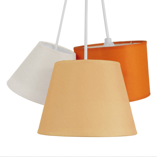 Lustre TOSEL GARONNE,tissu , H90xD35xP35  cm.