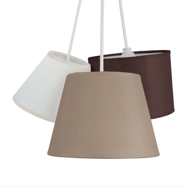 Lustre TOSEL GARONNE,tissu , H90xD35xP35  cm.