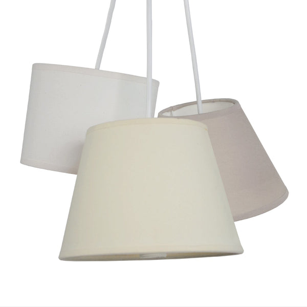 Lustre TOSEL GARONNE,tissu , H90xD35xP35  cm.