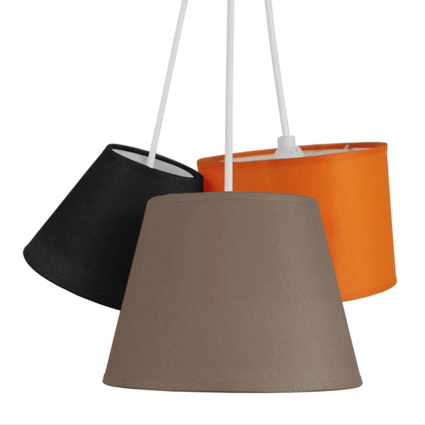 Lustre TOSEL GARONNE,tissu , H90xD35xP35  cm.