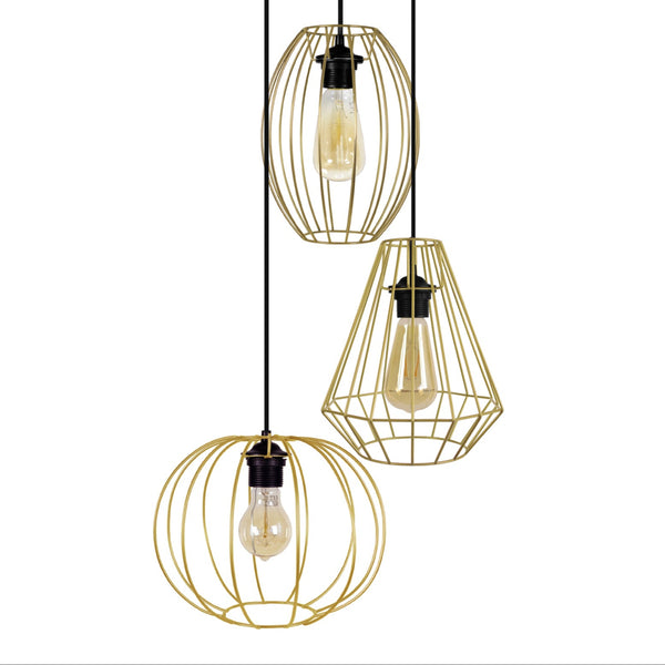 <tc>Candeeiro de Teto DIAMOND,PACENTRO,ASOLO 45cm-3 luzes</tc>