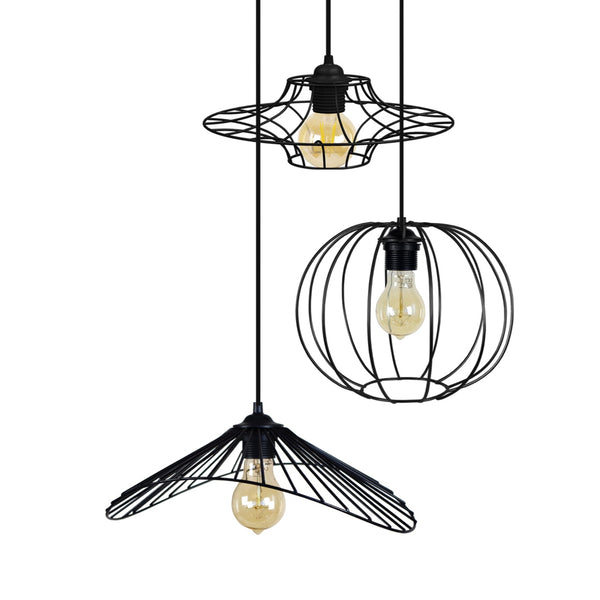 <tc>Candeeiro de Teto ASOLO,LADY,UFO 1 45cm- 3 luzes</tc>