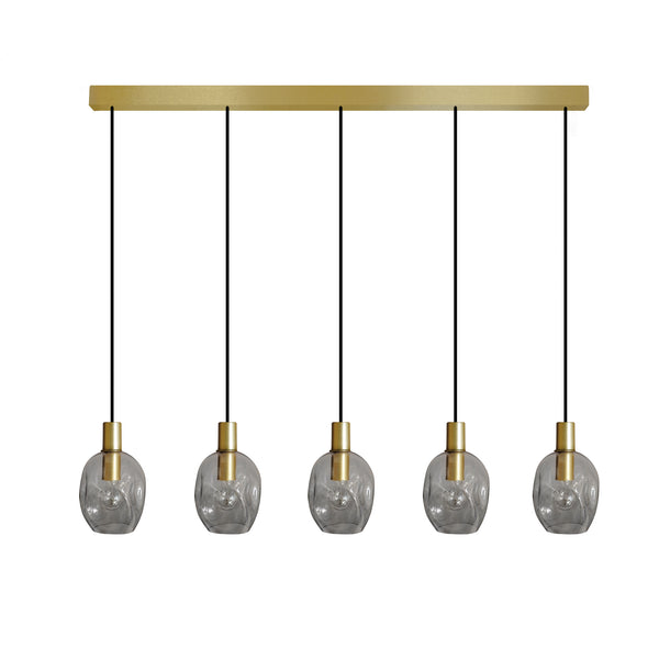 Lustre TOSEL VINGOLF,métal, verre , H100xD20xP60  cm.