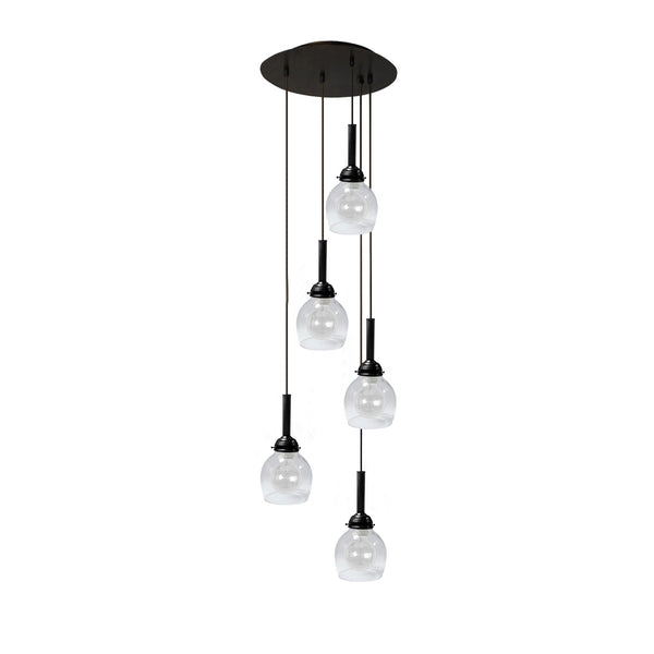 Lustre BERGEN metal ronde
