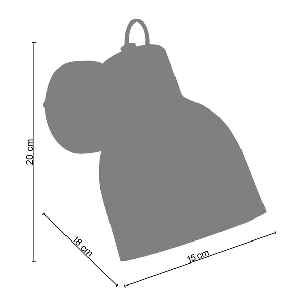 <transcy>Aplique CARLSON B 32cm - 1 Luz  </transcy>