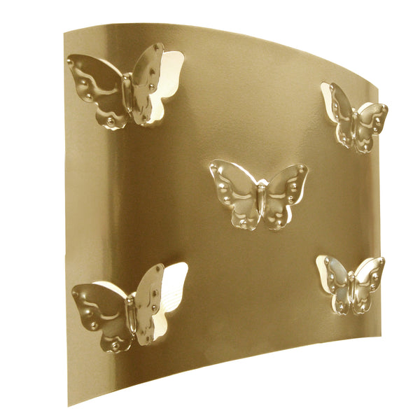 Applique TOSEL PAPILLON,métal, H8xD22xP22  cm.