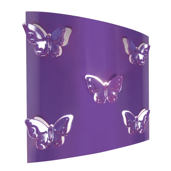 Applique TOSEL PAPILLON,métal, H8xD22xP22  cm.