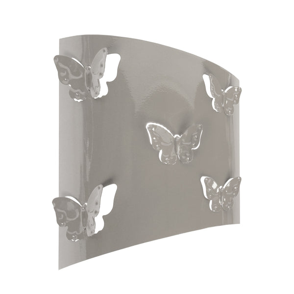 Applique TOSEL PAPILLON,métal, H8xD22xP22  cm.