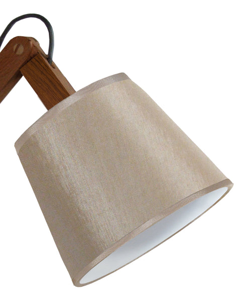 Applique TOSEL FREKI,bois naturel , H45xD45xP16  cm.