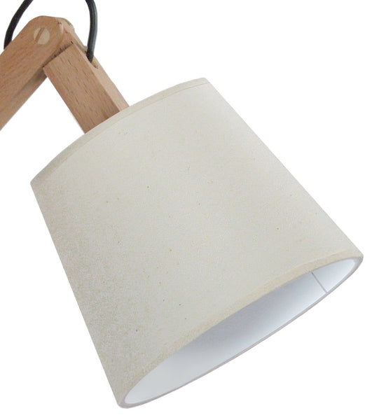 Applique TOSEL FREKI,bois naturel , H45xD45xP16  cm.