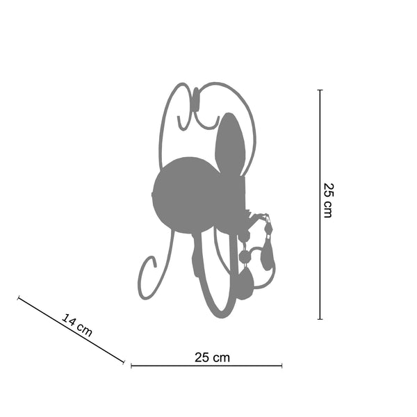 <transcy>Suspensão M&B BOIS VERRE  40cm - 1 Luz - SKU E1021</transcy>