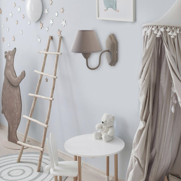 Applique TOSEL ISSY,bois, H16xD22xP21  cm.
