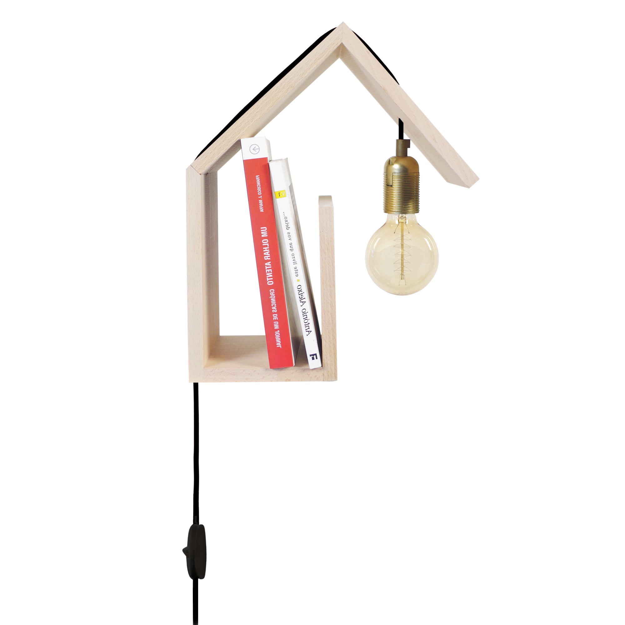 Applique TOSEL COTTAGE G,bois, H36xD15xP29  cm.