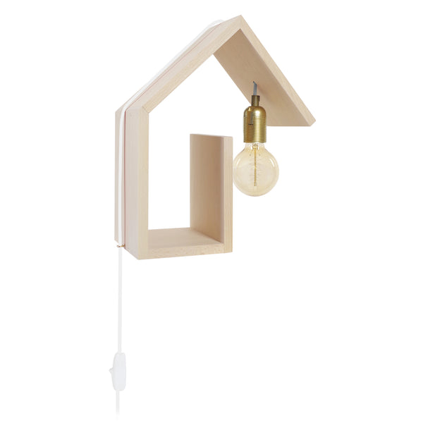 Applique TOSEL COTTAGE G,bois, H36xD15xP29  cm.